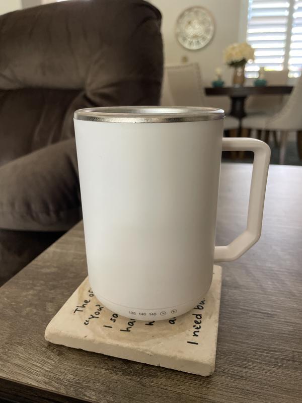 Tzumi Puree Warming Coffee Mug, 12 oz. Stainless Steel Coffee Mug with Mug  Warmer Coaster and Lid - Macy's