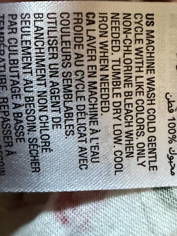 machine wash/dry cool