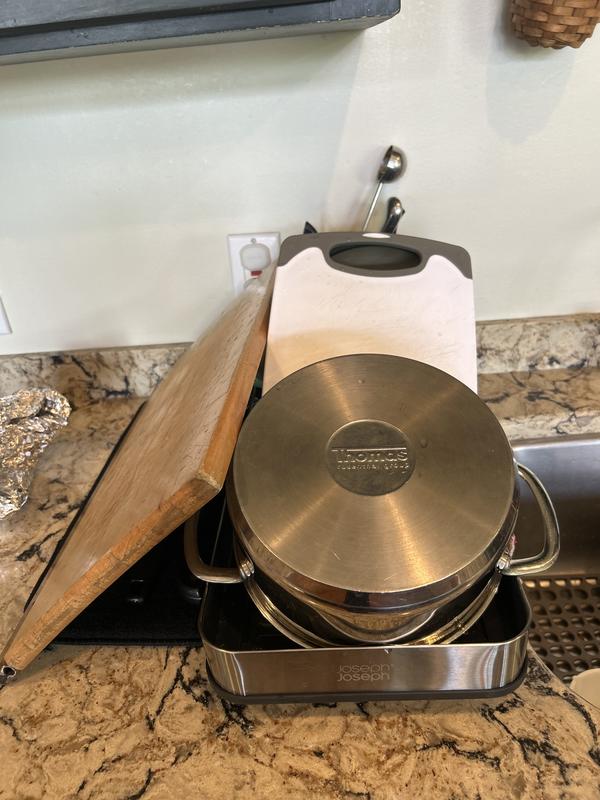 Doesn’t hold much pot and pan wise