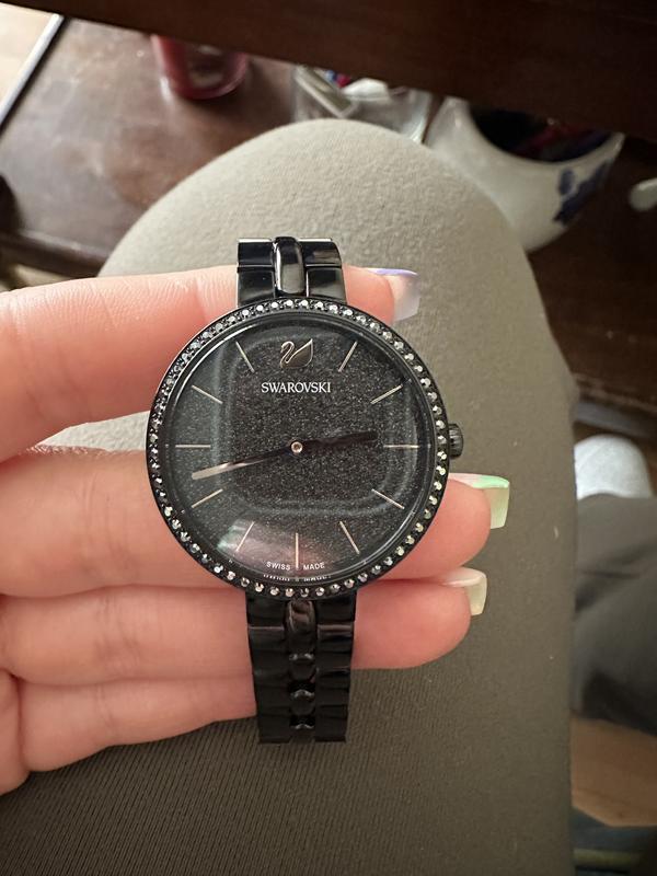 Swarovski Cosmopolitan Black Metal Bracelet Watch, 31.75 mm Swarovski Cosmopolitan Black Metal Bracelet Watch, 31.75 mm