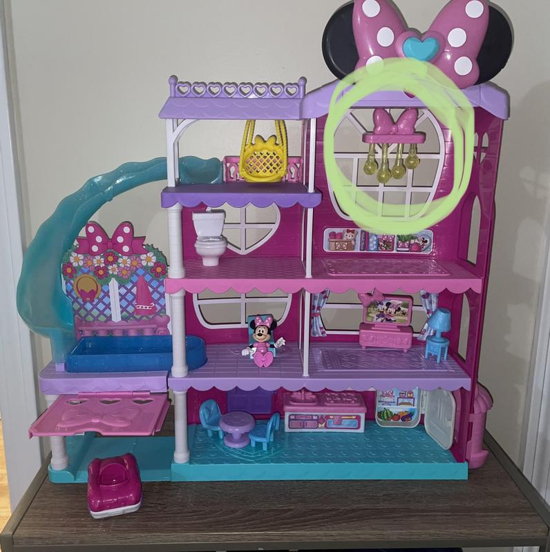Casa Delle Sorprese Di Minnie Mouse – Playset 10 Pezzi Con Figure Snodabili