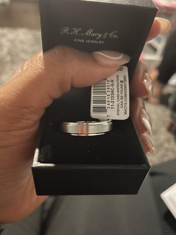 Macys jewelry mens wedding bands clearance