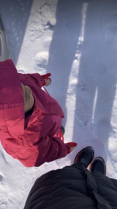 I worn it during the snow days . You are able to walk in the snow but it isn’t kept me warm.