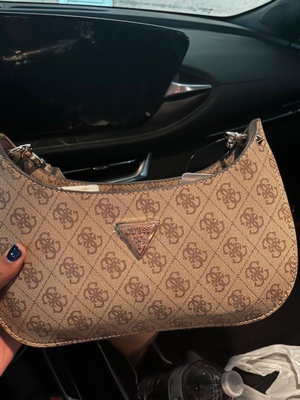 Meridian Monogram Small Top Zip Shoulder Bag 