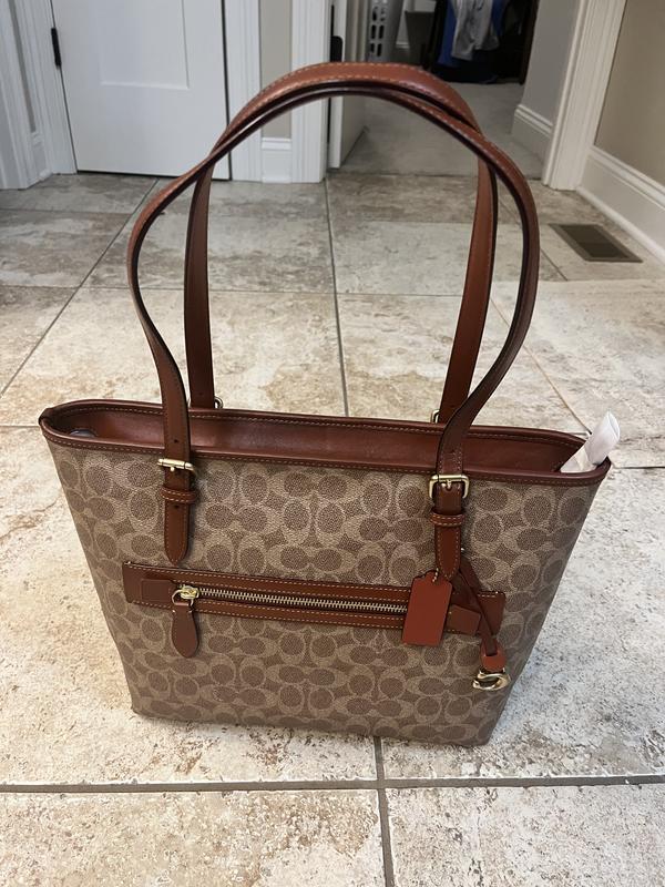 Coach taylor tote in signature jacquard hotsell