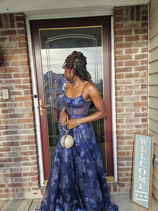 Juniors' Sequin Glitter Embellished Sleeveless Ball Gown, Created for Macy's