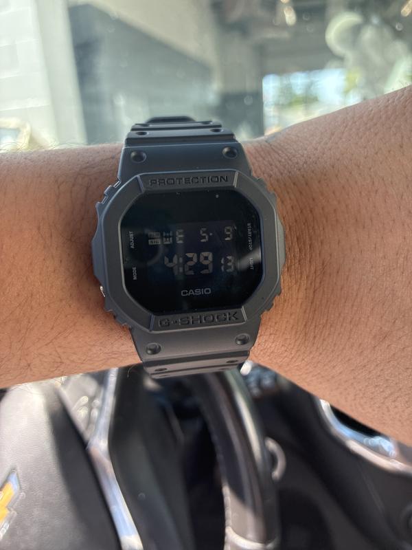 G-Shock Men's Digital Black Resin Strap Watch 43x43mm - Macy's