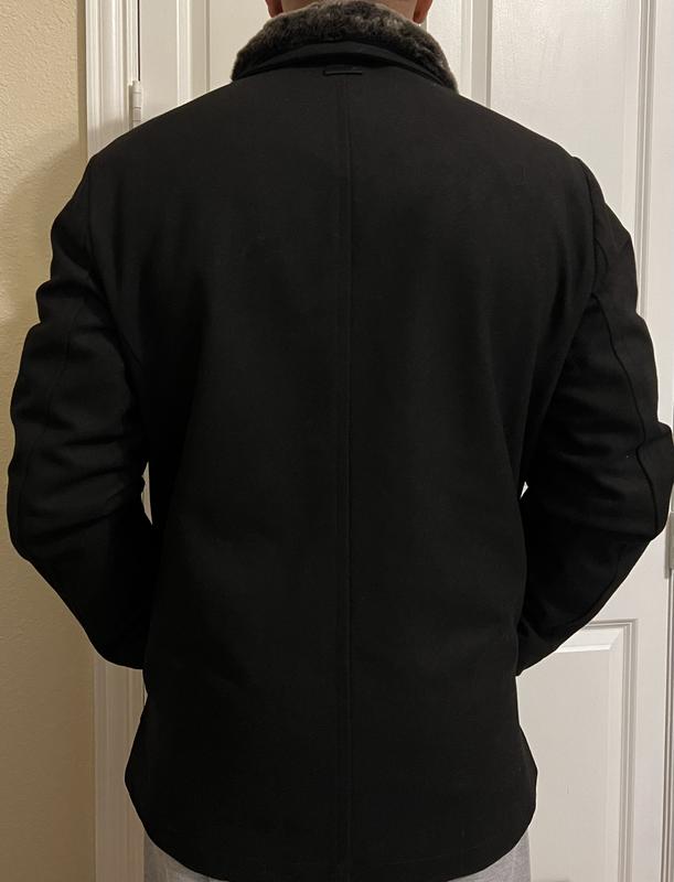 The back of the coat