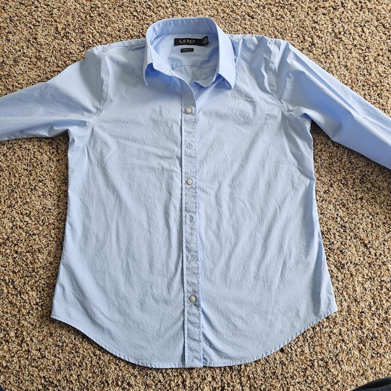 売れ筋商品|||ラルフローレン シャツ レディース トップス STRIPED EASY CARE COTTON SHIRT - Button-down blouse - black/white Striped Easy Care Cotton Shirt | Ralph Lauren