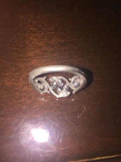 Most of the wear is at the base of the leaves and the vines.