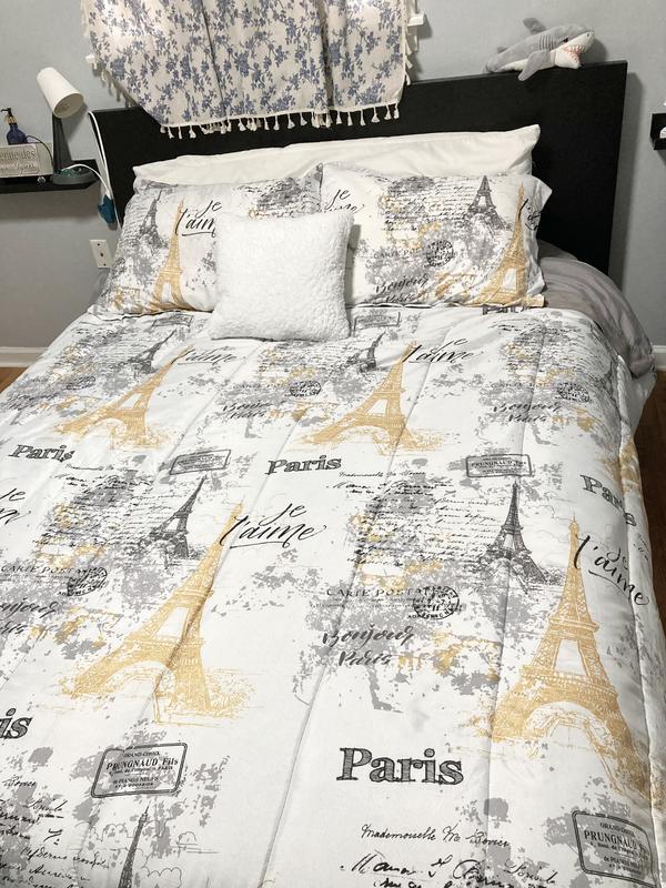 Paris Gold 8Pc Queen selling Size Comforter Set