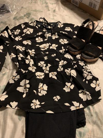 Looks Great with Black Pants and Sandals