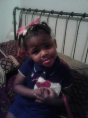 My daughter with her polo dress