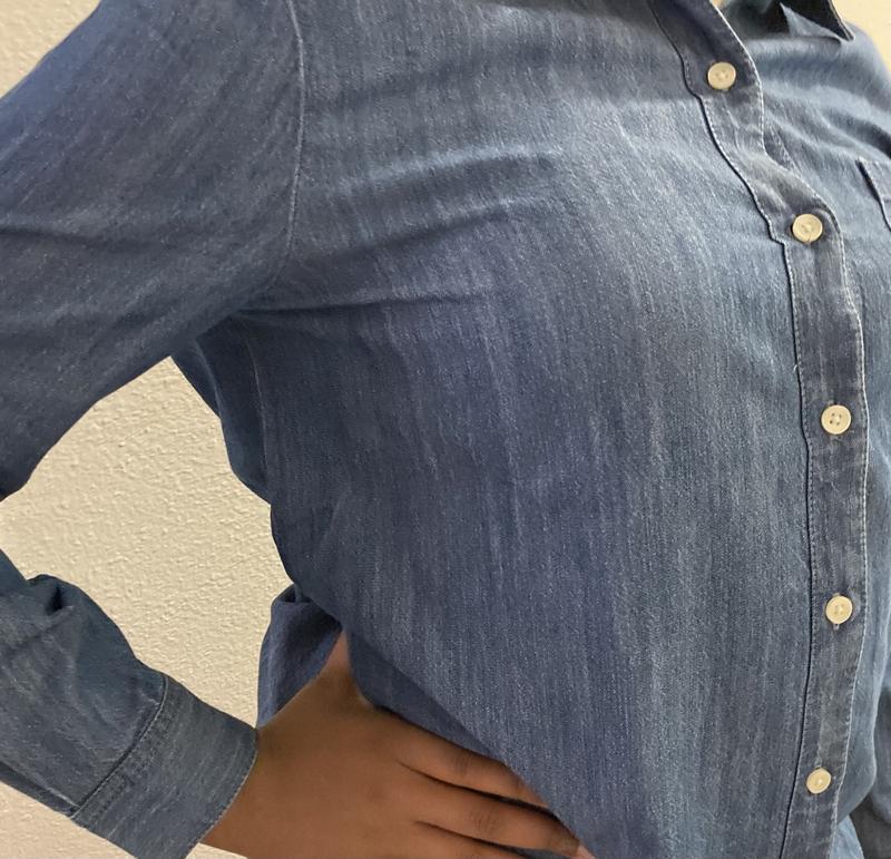 売れ筋商品|||スタイルアンドコー カットソー トップス レディース Women's Printed Cotton Button-Front Blouse, Exclusively at Macy's Abyss Blue Style & Co Women's Printed Cotton Button-Up Shirt, Created