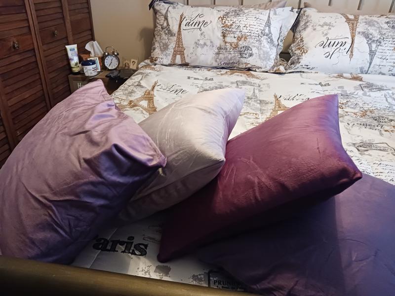 The covers are lovely and very soft.