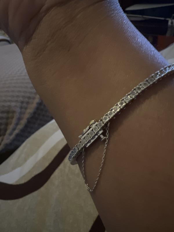 Diamond Skinny Tennis Bracelet (3/4 ct. t.w.) in Sterling Silver, 14k Gold-Plated Sterling Silver or 14k Rose Gold-Plated Sterling Silver
