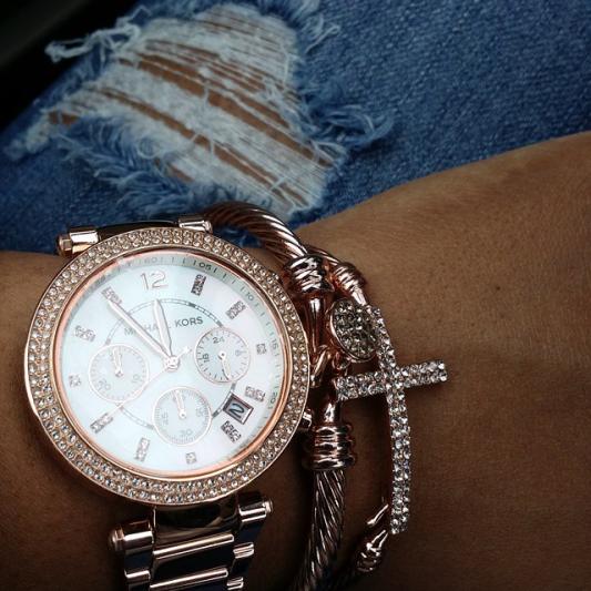 Michael Kors Mini Parker Watch, 33mm | Bloomingdale's Jewelry & Accessories