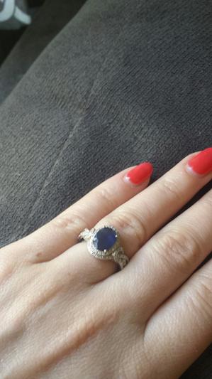 The other Effy I ended up going back to, the one I found at the store, it's also natural sapphire but BLUE