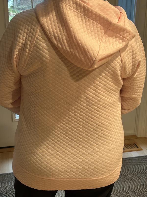 Women's Relaxed Quilted Half-Zip Hoodie, Macy's Exclusive 