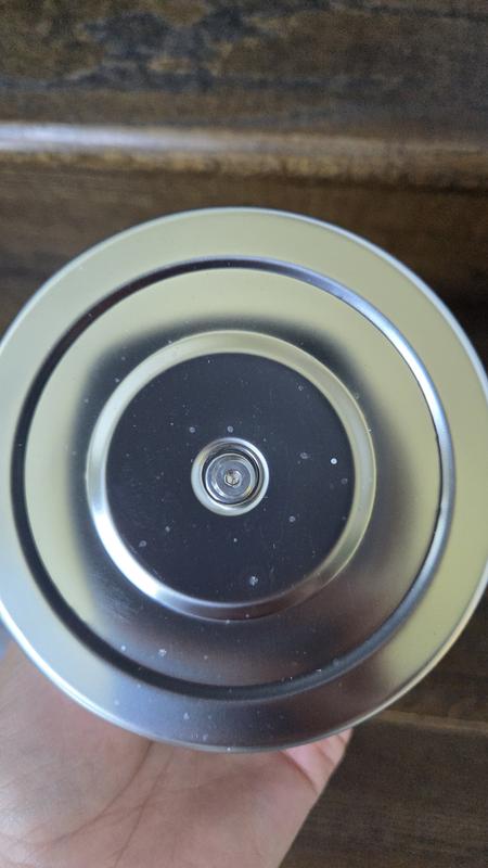 The inside of the kettle has stains that look like watermarks