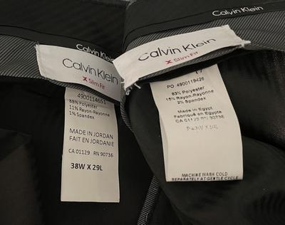 Calvin Klein Men s Slim Fit Performance Dress Pants Macy s