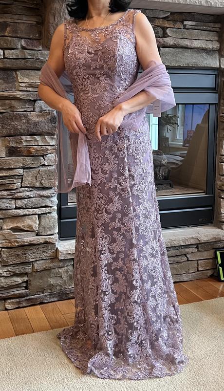 Alex Evenings Women's Long Embroidered Sleeveless Dress - Macy's