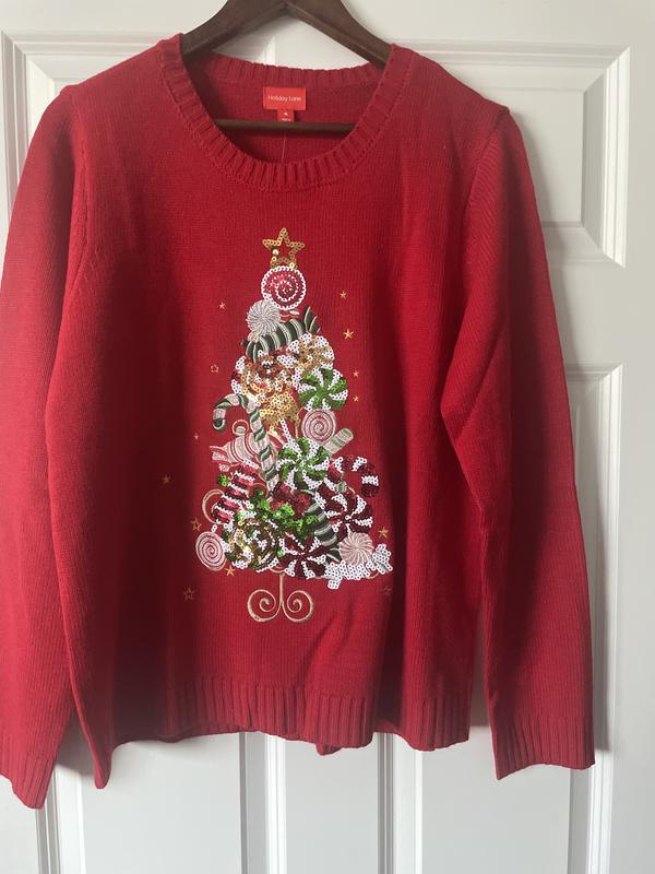 Women's Candy Tree Graphic Sweater, PXS-4X, Macy's Exclusive