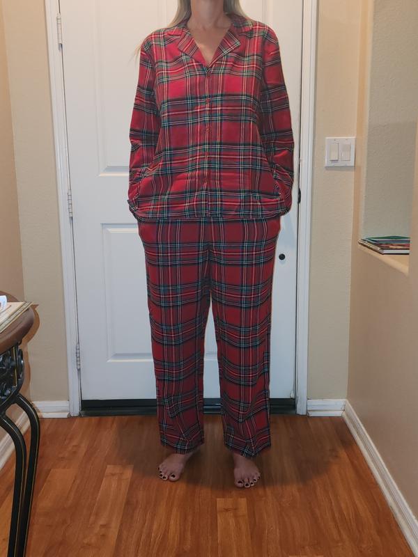 Front of jammies on me