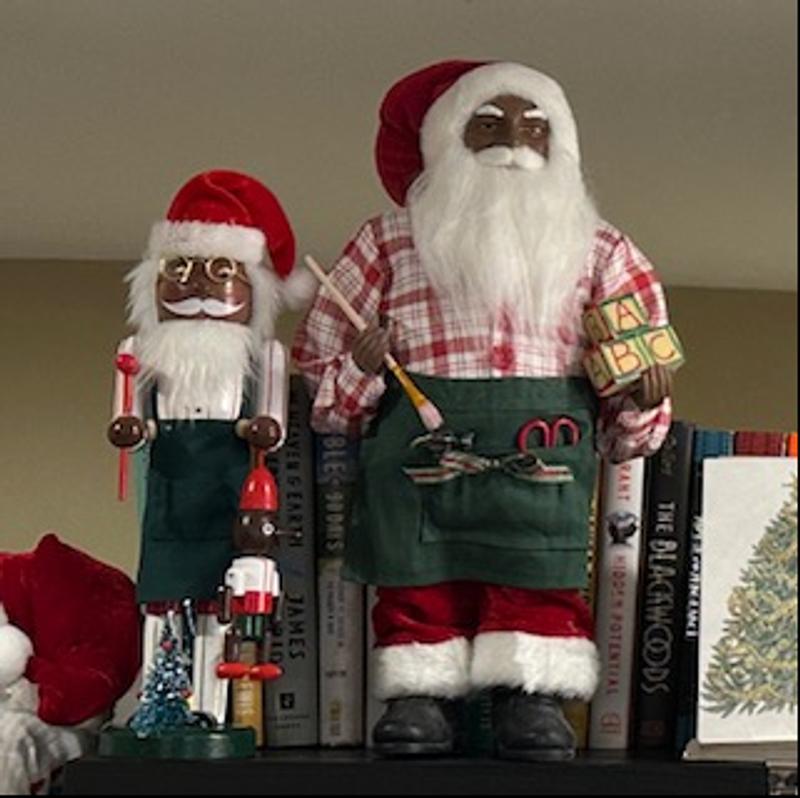 Toymaker Santa Doll  with Nutcracker Toymaker Santa