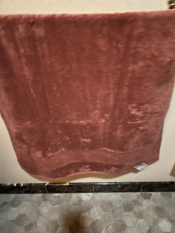 Hanging on towel bar