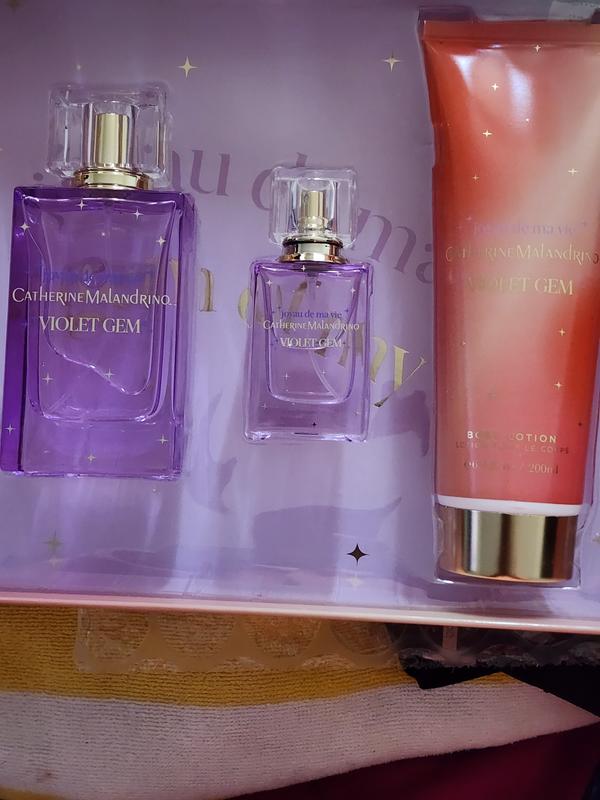 Catherine Malandrino VIOLET GEM eau de parfum 3 selling pc gift set