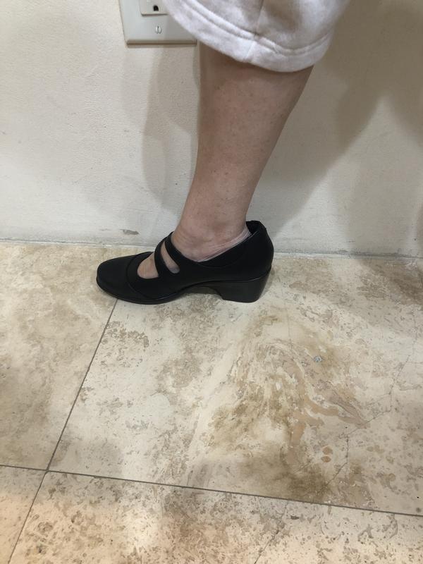 To narrow. Get a half size bigger