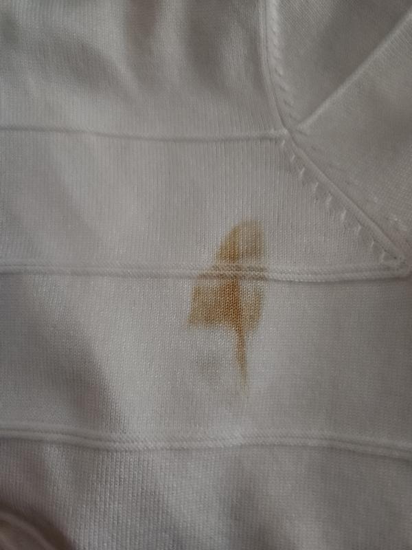 Stain on sweater