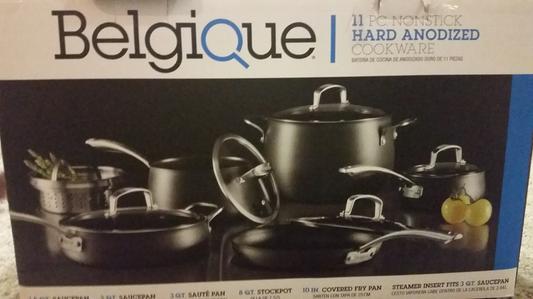 Its Non Stick Hard Anodized, not completely Hard Anodized