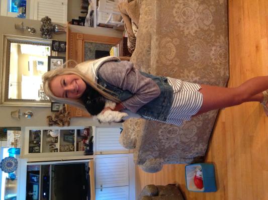 1st day of her Senior year of HS