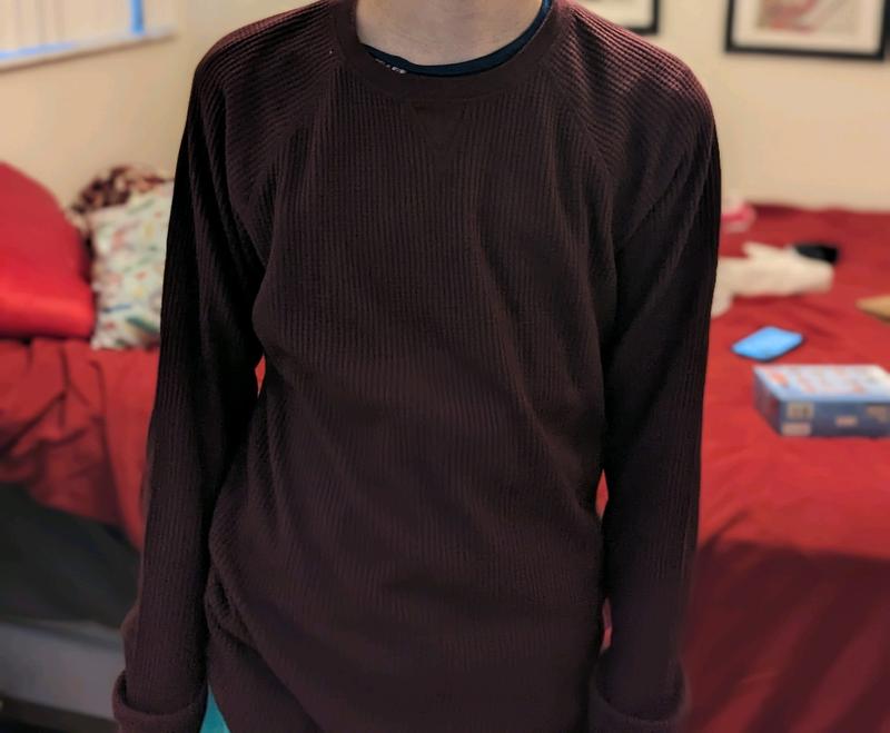 Maroon long  sleeved shirt