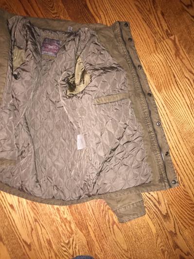 Lining with pocket for wallet