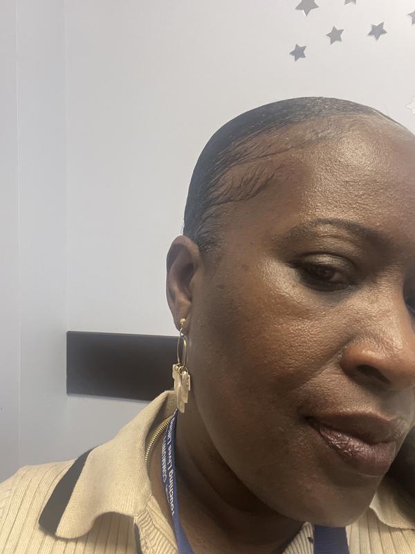 No makeup natural, just the MAC Hyper  moisturizer and serum.