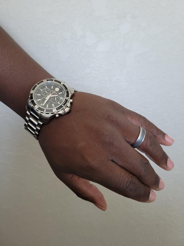 Watch on my hubby's wrist