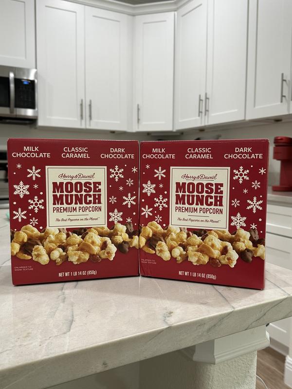 Milk Chocolate, Dark Chocolate and Caramel Moose Munch Party Box, 30oz