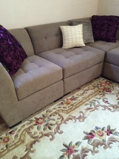 Furniture CLOSEOUT Roxanne Fabric 6 Piece Modular Sectional Sofa with Ottoman Created for Macy s Macy s