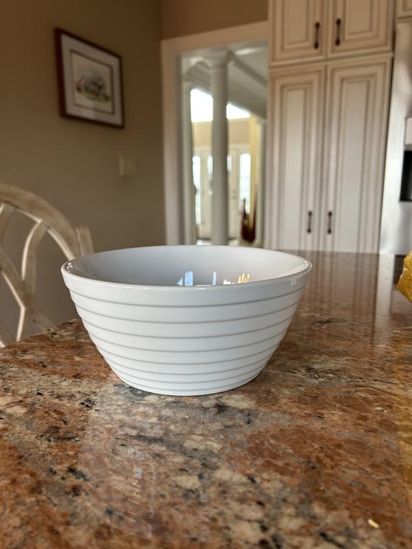 White on white lines to bottom