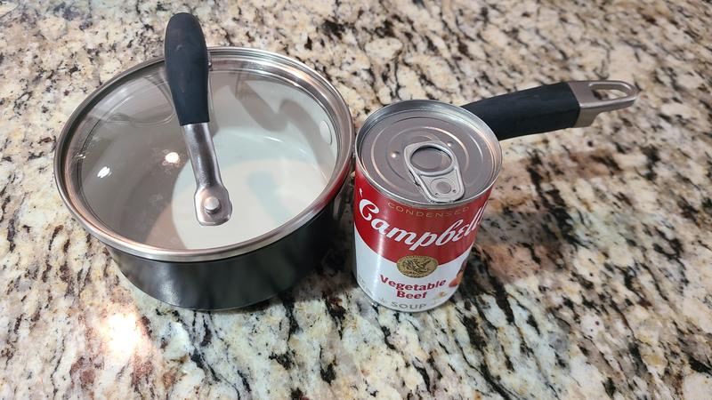 One can as directed with water is all it will hold. Wish it had a bit more room for a bit more.