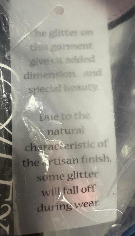 Glitter is not added beauty…it’s added mess!