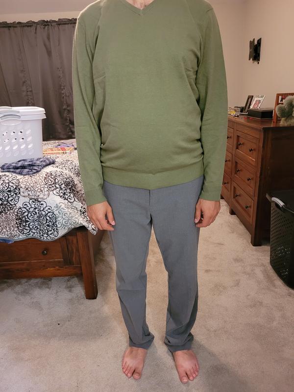 Looks good with gray pants