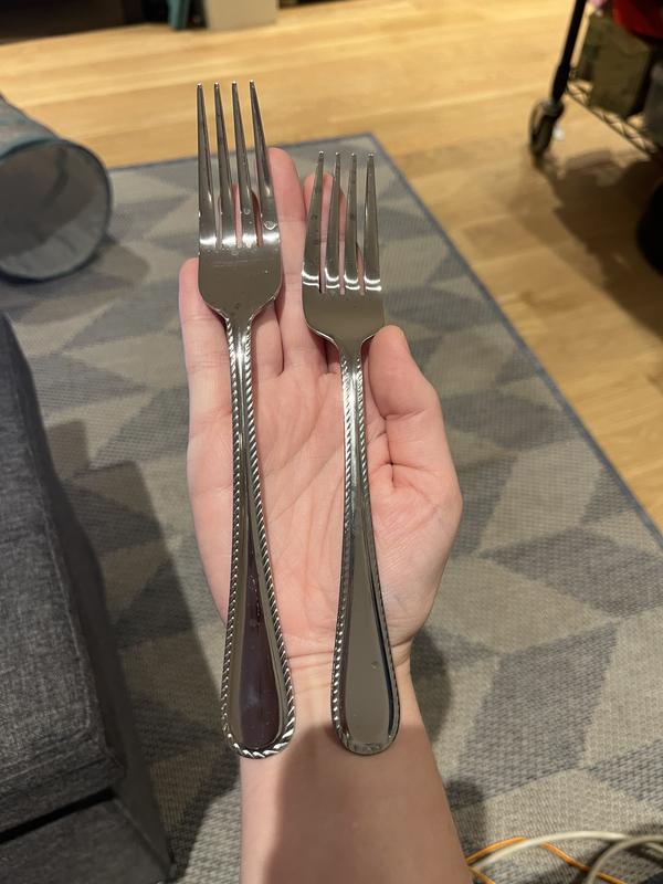 "Dinner fork" and "salad fork"