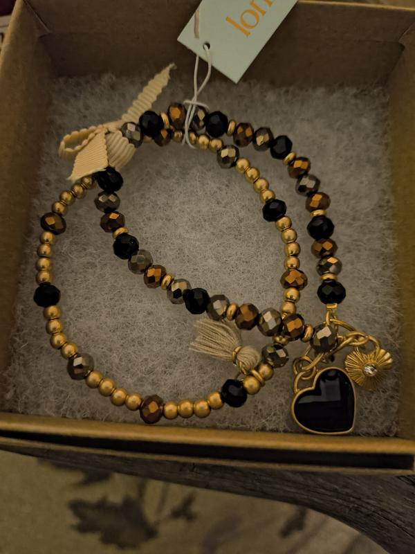 Black and Gold Bracelet