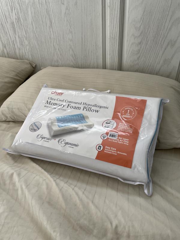 Compared to king size pillow
