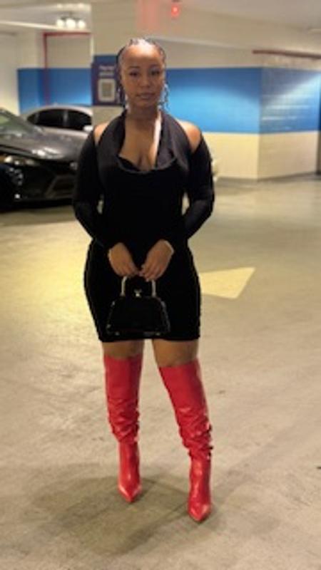 The boots were the main topic!