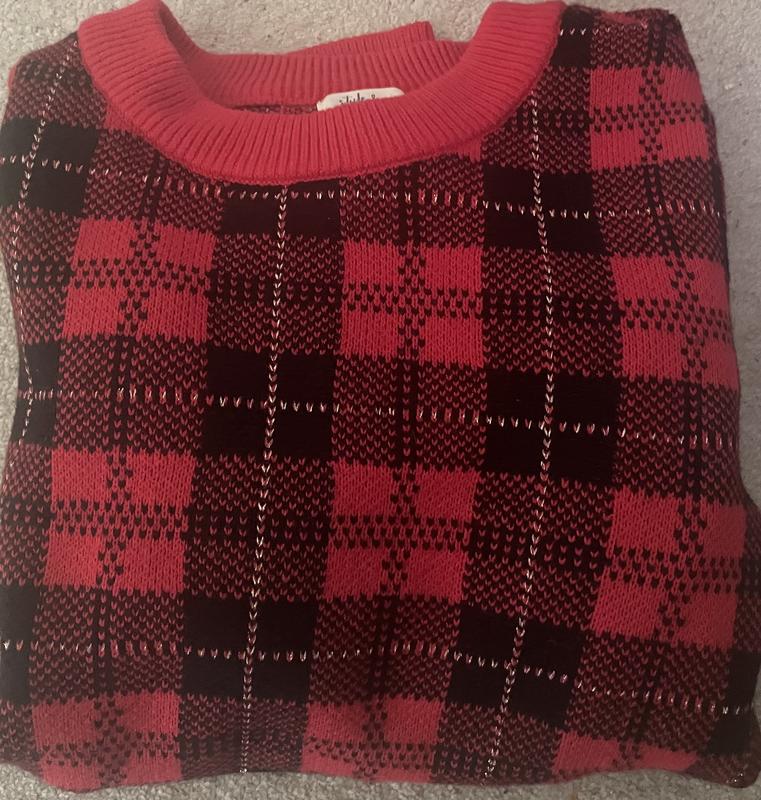 Close up of plaid pattern